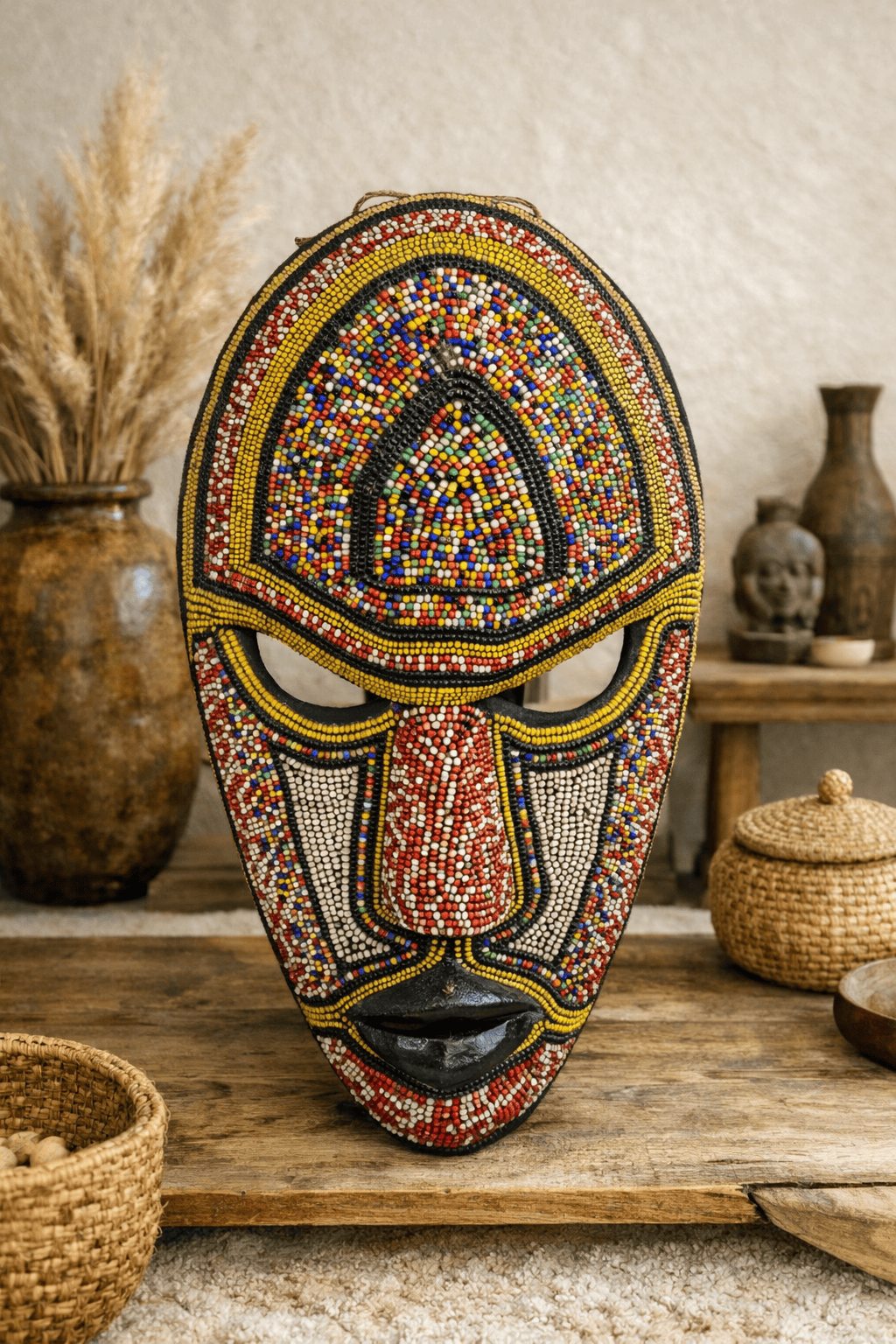 Authentic African wooden home decor