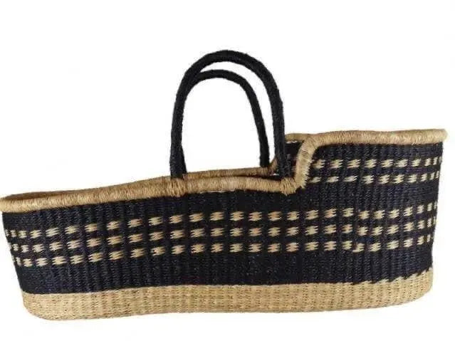 Mama Zuri Style Baby Gift Sets Meticulous and Organic Baby woven bassinet basket