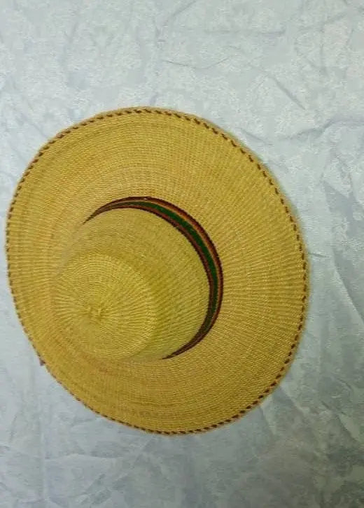 Mama Zuri Style 58 Rasta color hat woven / beach straw hat/58 cm