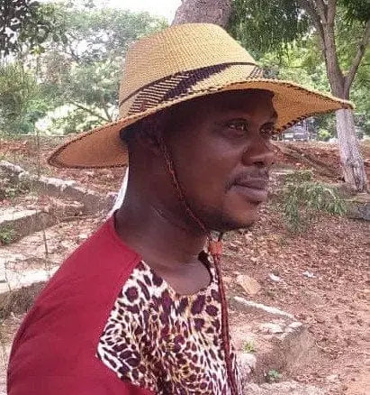 Mama Zuri Style Summer woven straw hat Ghana made