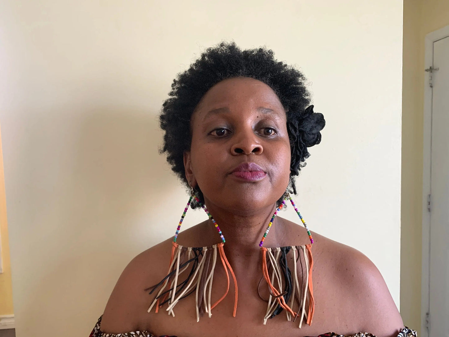 Mama Zuri Style Trendy pandemic statement earings 2021