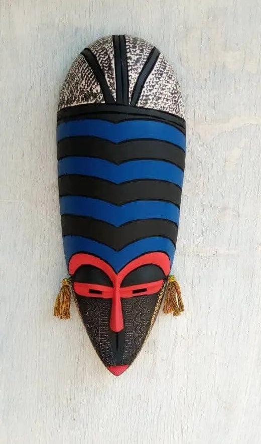 Mama Zuri Style Tribal African Wooden Mask