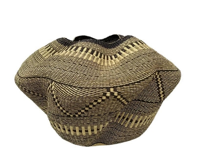 decorative african  tribal interior design baskets style