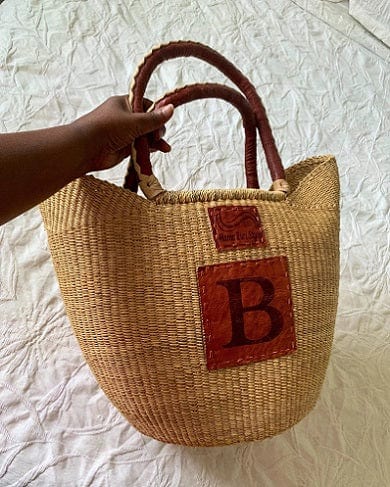 Mama Zuri Style Bolga Baskets African basket bag from Ghana