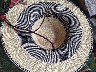 Mama Zuri Style Bolga Sun Hat African sun straw hat made from Ghana
