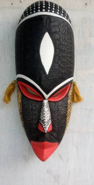 Mama Zuri Style Sculptures & Statues African wooden  masks contemporary decor