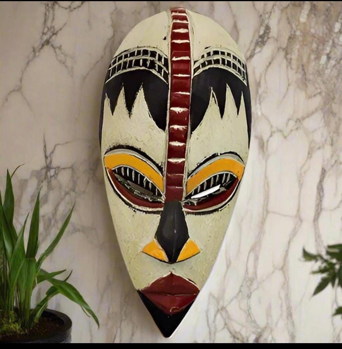 Mama Zuri Style wooden mask Best African wooden mask decor