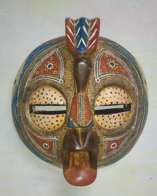 Mama Zuri Style wooden mask Best African wooden mask decor