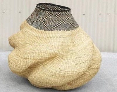 Mama Zuri Style Bolga Decor Baskets Best Bolga Decorative Rustic woven baskets pot shaped