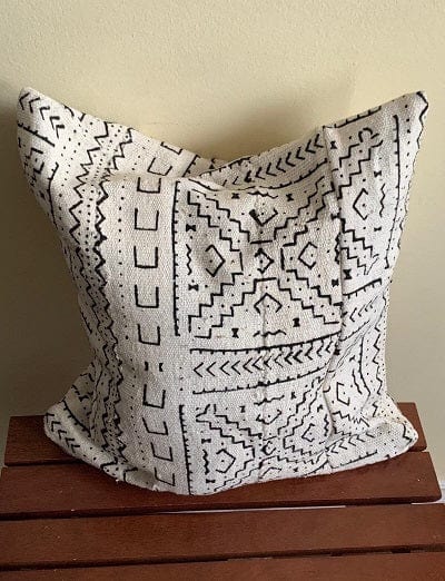 Mama Zuri Style mud cloth pillow 20 by 20 Best Luxury and rich mud cloth pillow cover