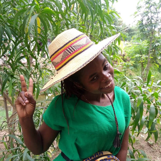 Mama Zuri Style Hats Bolga Straw hat Ghana Made