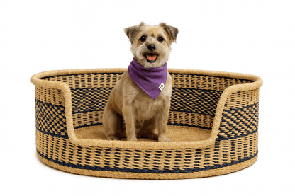 Mama Zuri Style Bolga Dog bed Dog baskets for classic home in Canada and USA
