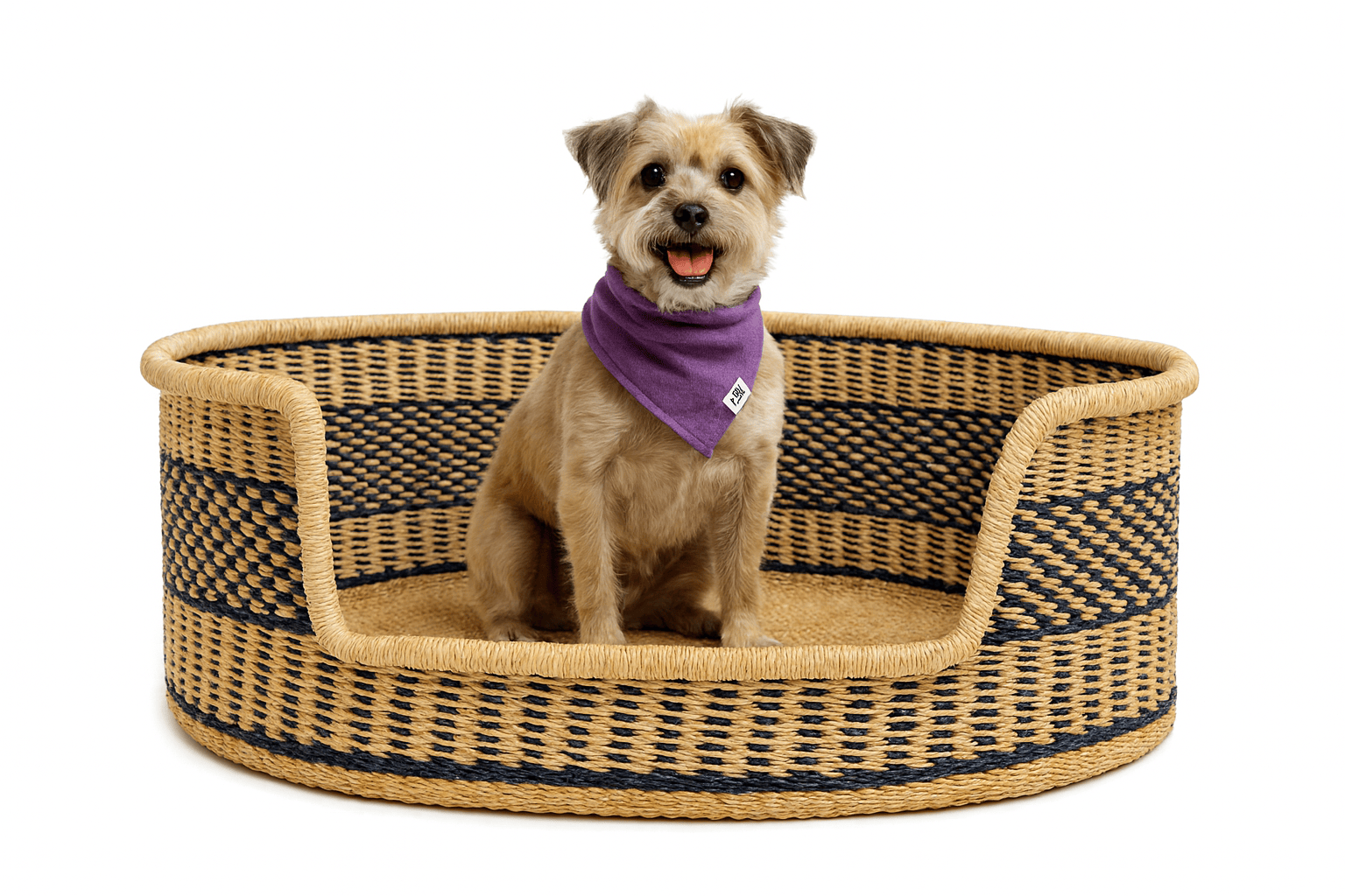 Mama Zuri Style Bolga Dog bed Dog baskets for classic home in Canada and USA