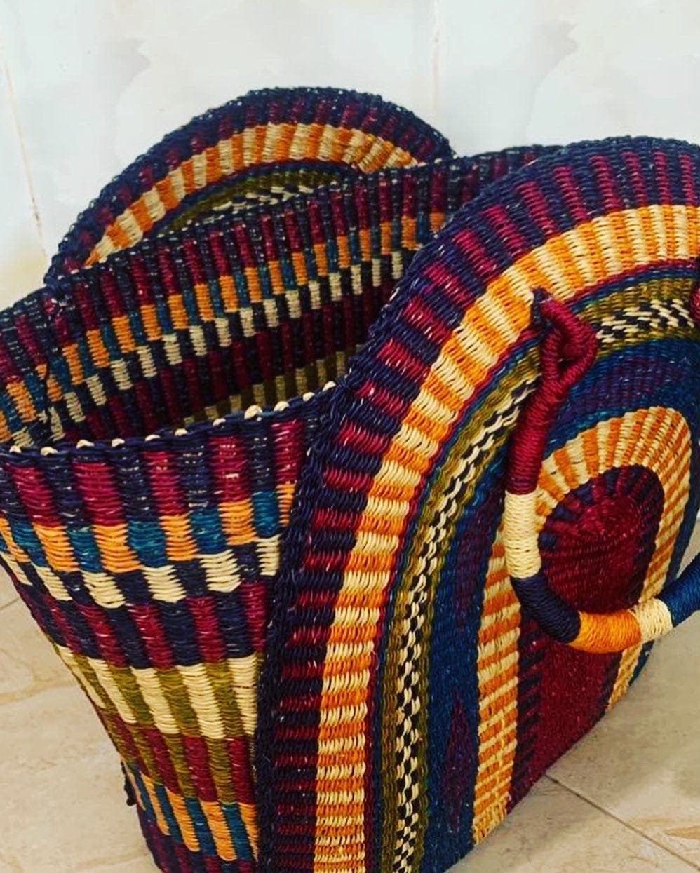Mama Zuri Style Handmade Boho Baskets bag