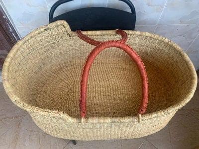 Mama Zuri Style Bolga Baby Baskets Mamazuri Rattan Baby Bassinet basket