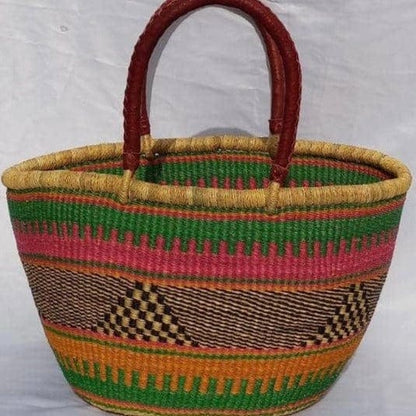 Mama Zuri Style Market basket bag Ghana Style for women
