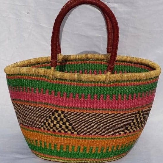 Mama Zuri Style Market basket bag Ghana Style for women