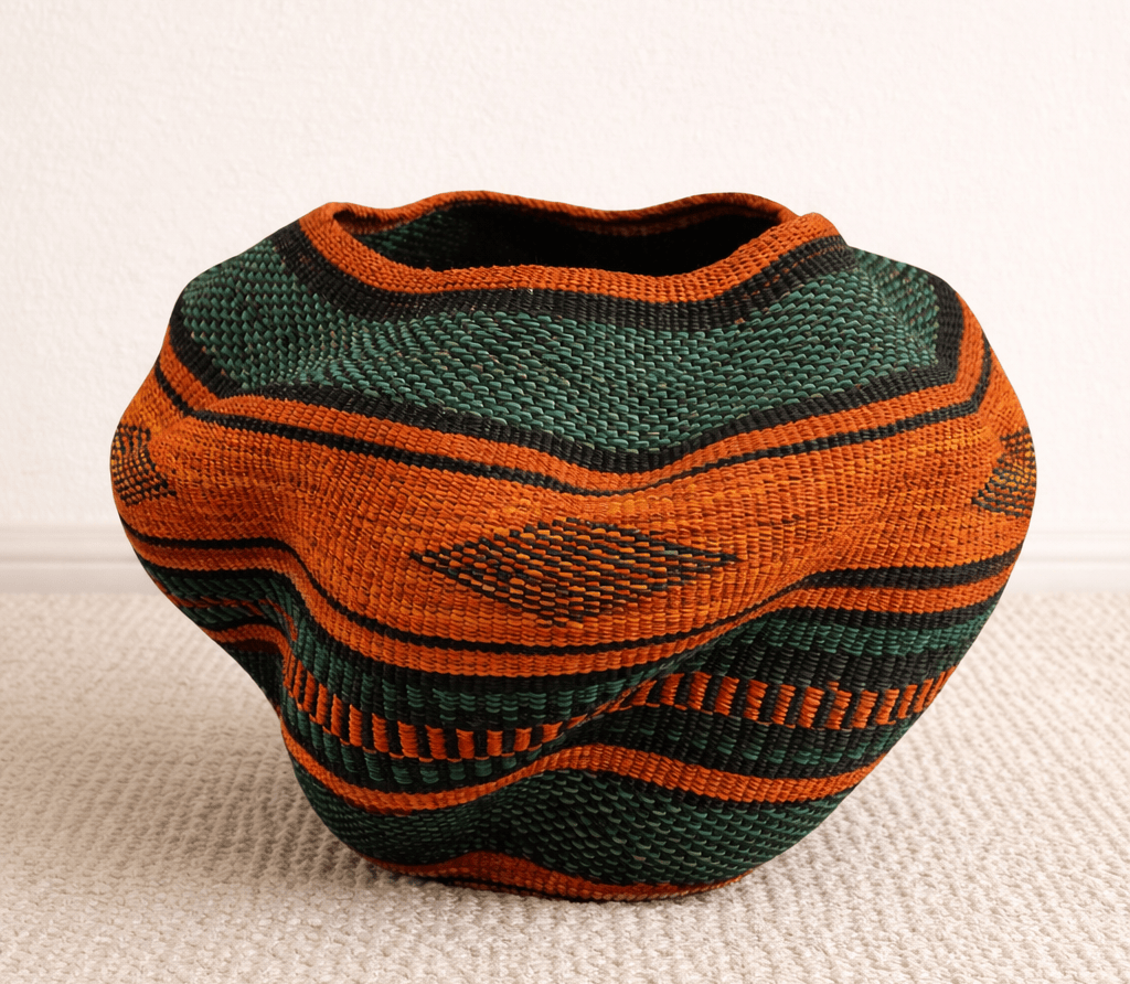 Mama Zuri Style Pakurigo decorative woven basket