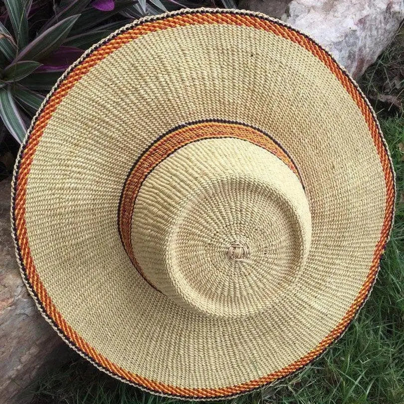 Mama Zuri Style Panama summer Ghana straw hat