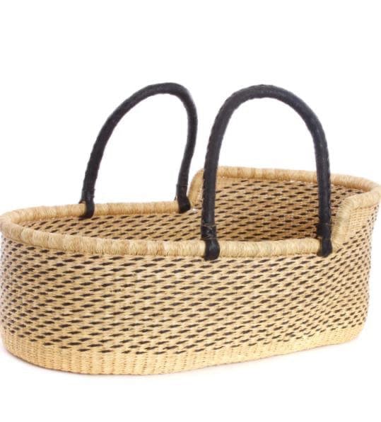 Mama Zuri Style Bolga Baby Baskets Remarkable handmade straw baby basket