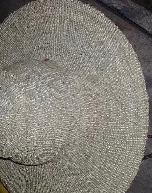 Mama Zuri Style Handmade beach hats Sun and Visors straw hat Ghana made