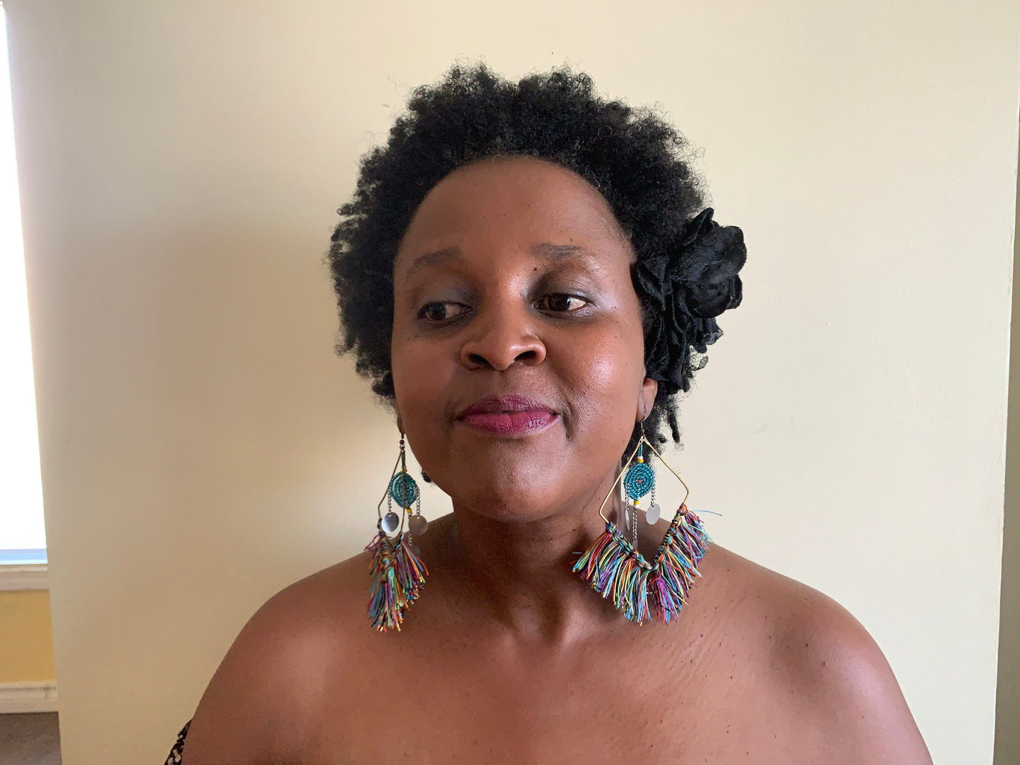Mama Zuri Style as per image / premium metal hooks Trending African earrings/ African Jewelry /Earrings for women/ Statement Earring, Handmade Tribal Earring/ Women Earring