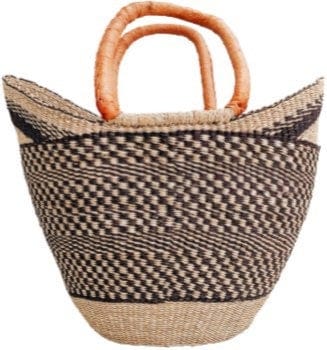 Mama Zuri Style U shopper basket image 1 pict 1 U shopper baskets for markets or daily errands
