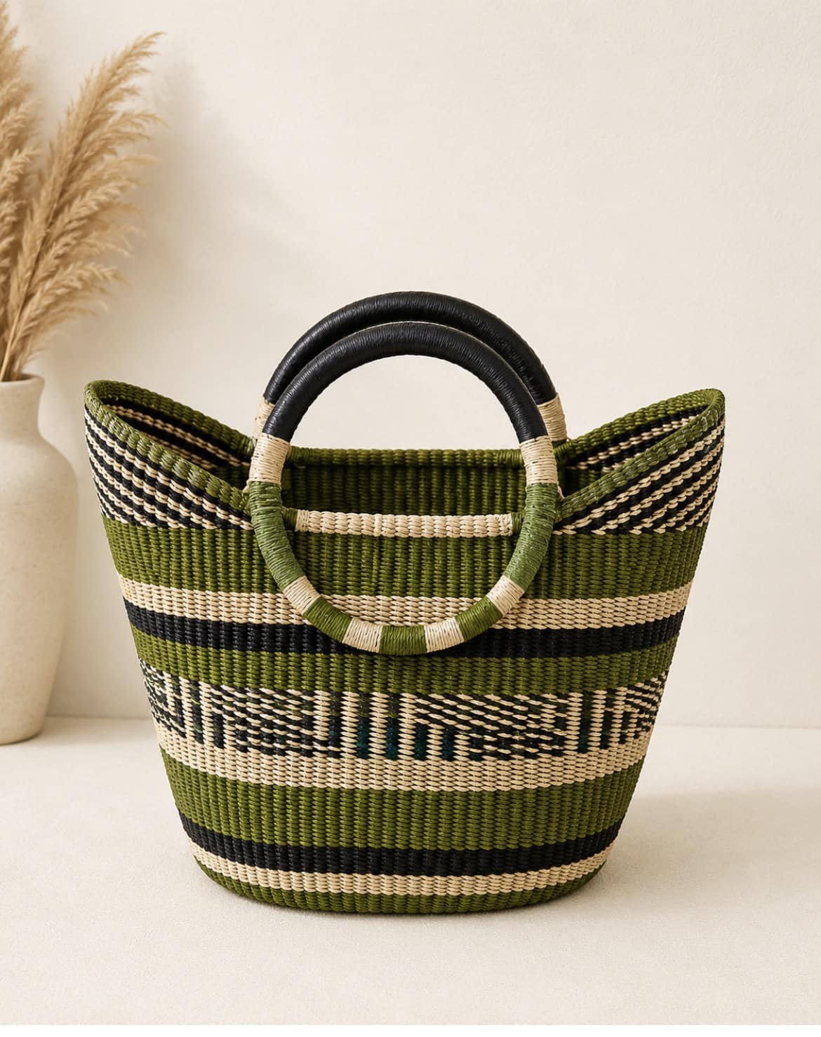 Mama Zuri Style Handbags As per image U shopper Bolga Market Shopping basket for trendy women